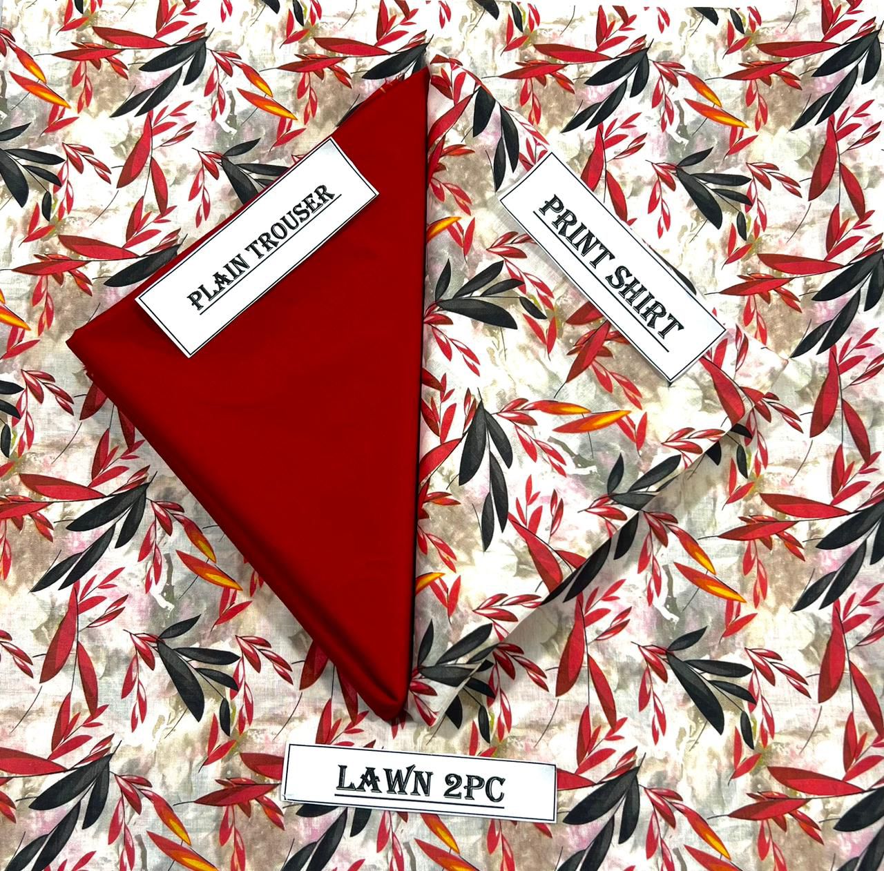 Lawn 2Pc Printed